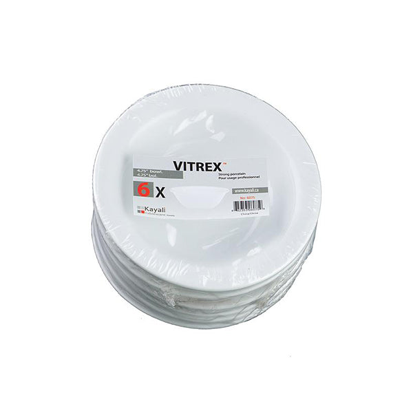 VITREX - 4.75IN BOWL 6x6 PK