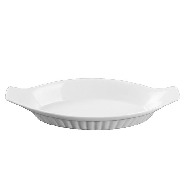 VITREX - OVAL GRATIN PLATES 11.5in 8x3 EA