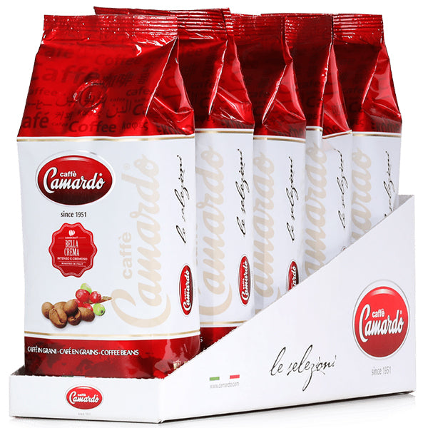 CAMARDO - BELLA CREMA COFFEE BEANS BAG 5x250 GR