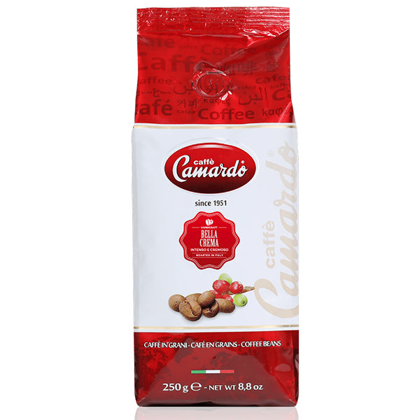 CAMARDO - BELLA CREMA COFFEE BEANS BAG 5x250 GR