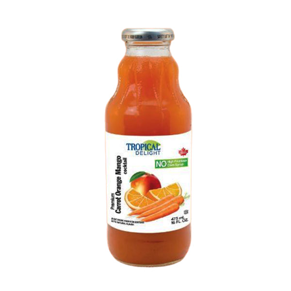 TROPICAL DELIGHT - TD CARROT ORANGE MANGO JUICE 12x473ML