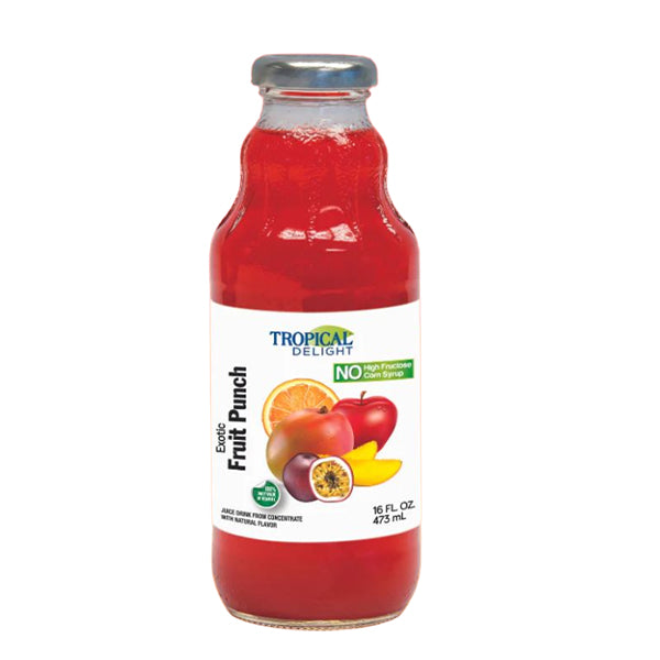 TROPICAL DELIGHT - TD FRUIT PUNCH JUICE 12x473ML