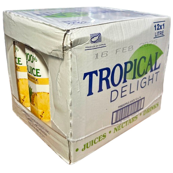 TROPICAL DELIGHT - TD TETRA PINEAPPLE NECTAR 12x1 LT