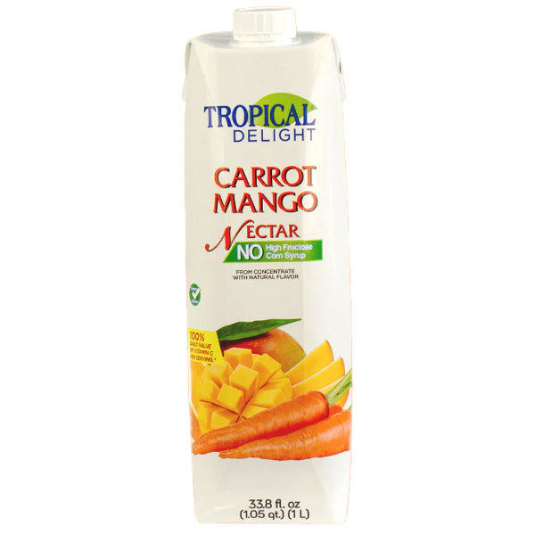 TROPICAL DELIGHT - TD TETRA CARROT MANGO JUICE 12x1 LT