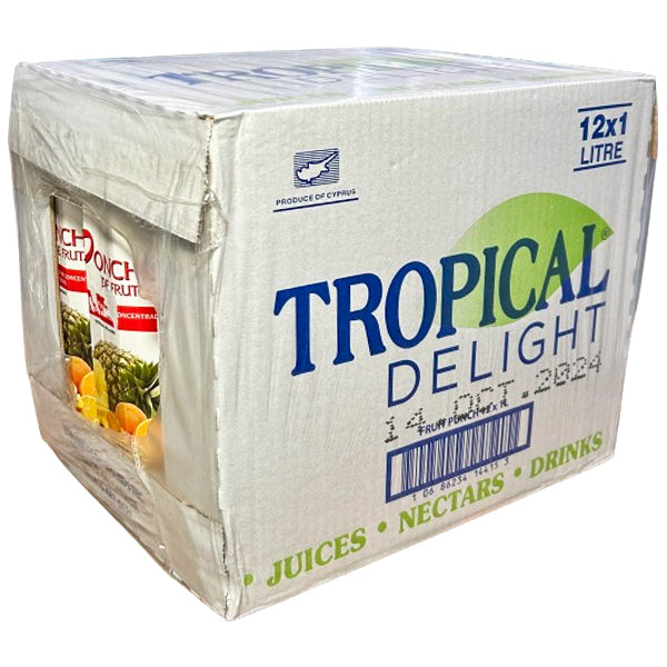 TROPICAL DELIGHT - TD TETRA FRUIT PUNCH 12x1 LT