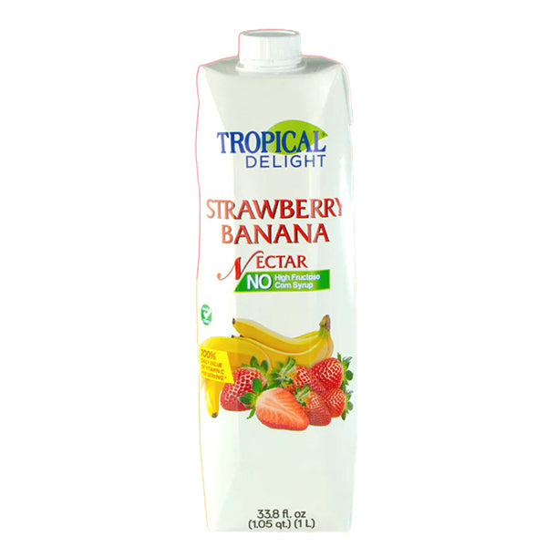 TROPICAL DELIGHT - TD TETRA STRAWBERRY BANANA SMOOTHIE 12x1 LT