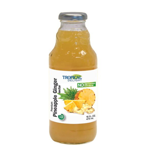 TROPICAL DELIGHT - TD PINEAPPLE GINGER JUICE 12x473ML