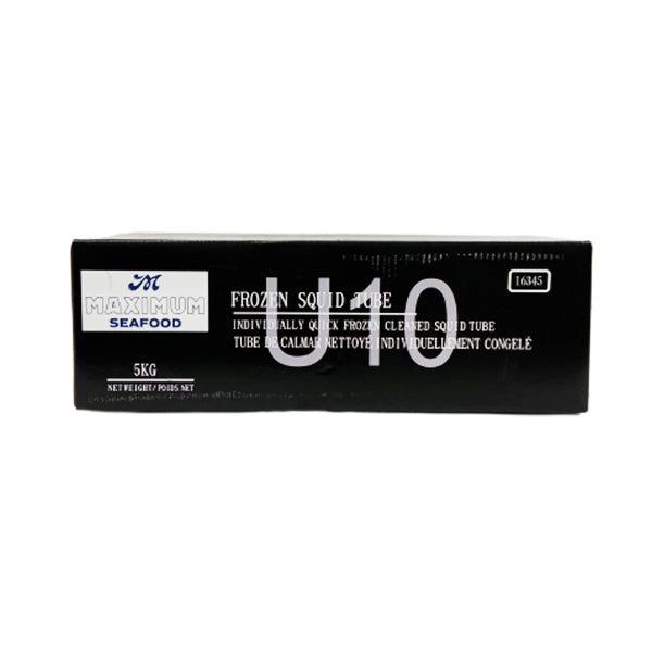 MAXIMUM SEAFOOD - SQUID TUBES U10 11LB