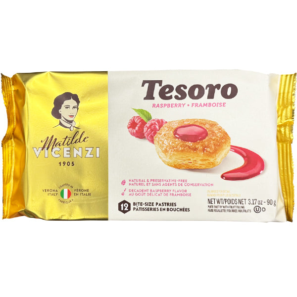 VICENZI - TESORO RASPBERRY 10x90 GR