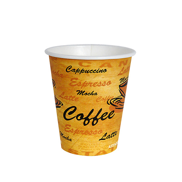 E2E - HOT CUP PRINTED 10OZ 20x50 EA