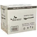 E2E - BLACK SAMPLE FORKS 8x250 EA