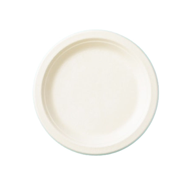 NEW WAVE - SUGARCANE BAMBOO 6in BAGASSE PLATE 8x125 EA