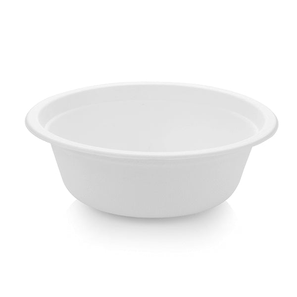 NEWWAVE - 12oz SUGARCANE BAMBOO BAGASSE BOWL 8x125 EA