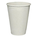 E2E - FOODPACK 12OZ INSULATED SINGLE RIPPLE HOT CUP 20x50 PK