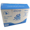 E2E - FORK/KNIFE/SPOON CUTLERY SET 250EA