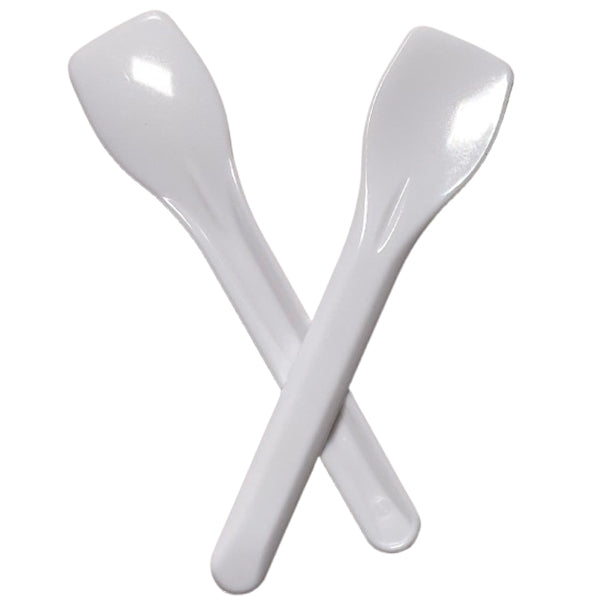 E2E - ICE CREAM/GELATO SPOON WHITE 4x500 PC