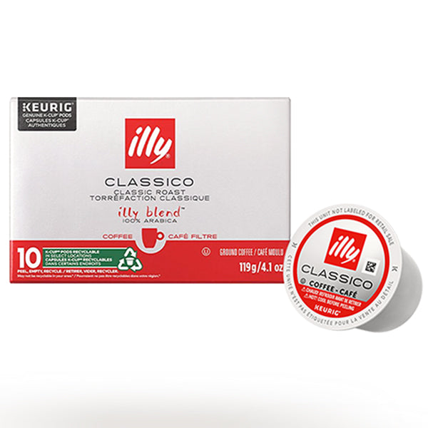 ILLY - K CUP CLASSICO MEDIUM ROAST COFFEE 6x10 EA