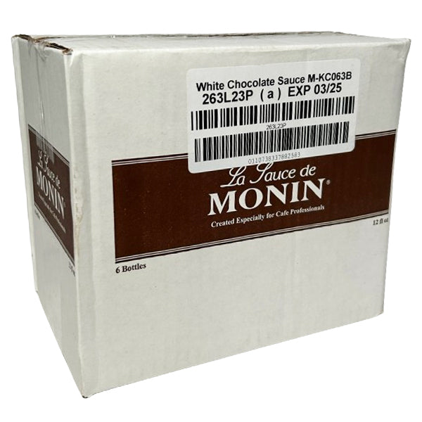 MONIN - WHITE CHOCOLATE SAUCE 6x12 OZ