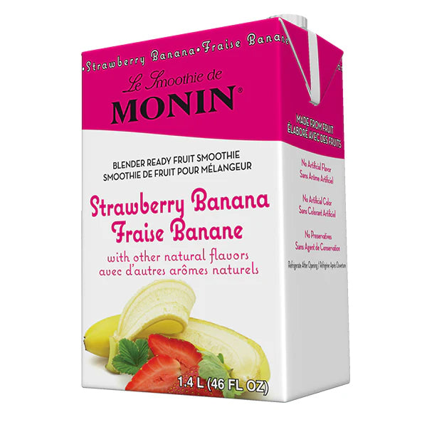MONIN - STRAWBERRY BANANA SMOOTHIE 6x46 OZ