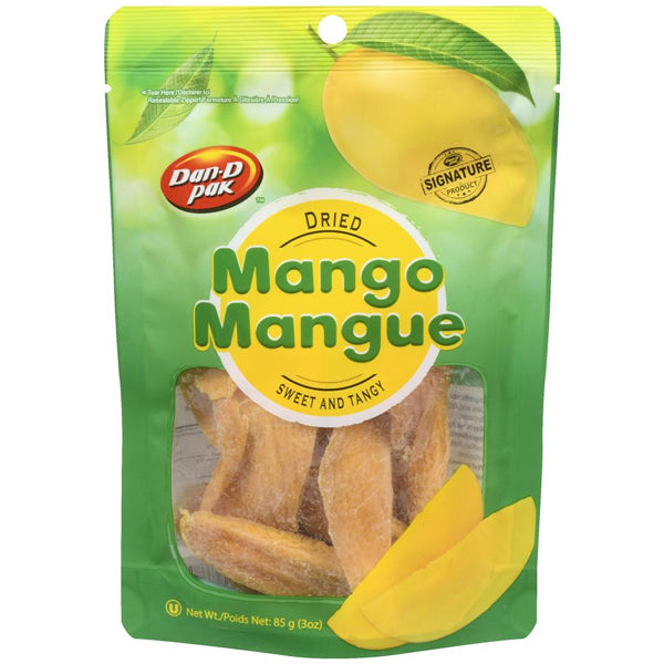DAN D PAK - DRIED MANGO SWEET N TANGY 12x85 GR