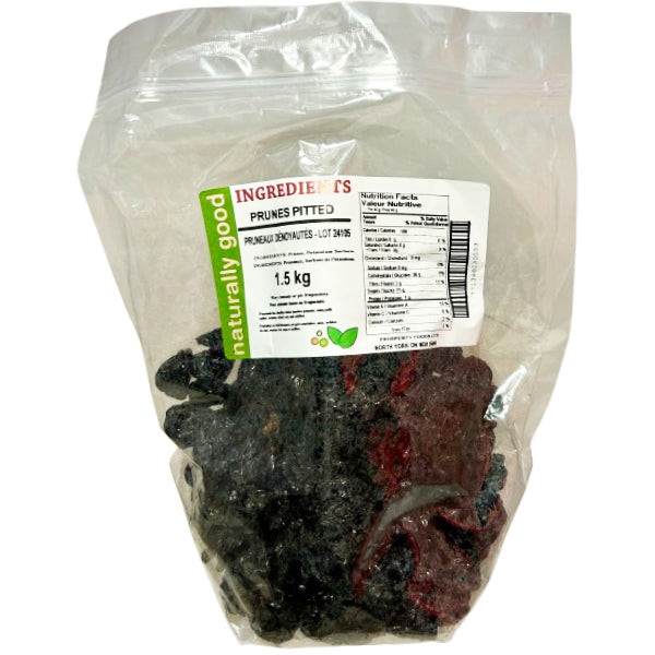 NATURALLY GOOD - PITTED PRUNES 2x1.5 KG