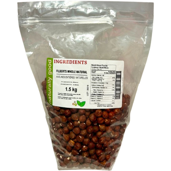 NATURALLY GOOD - FILBERTS NATURAL WHOLE 2x1.5 KG