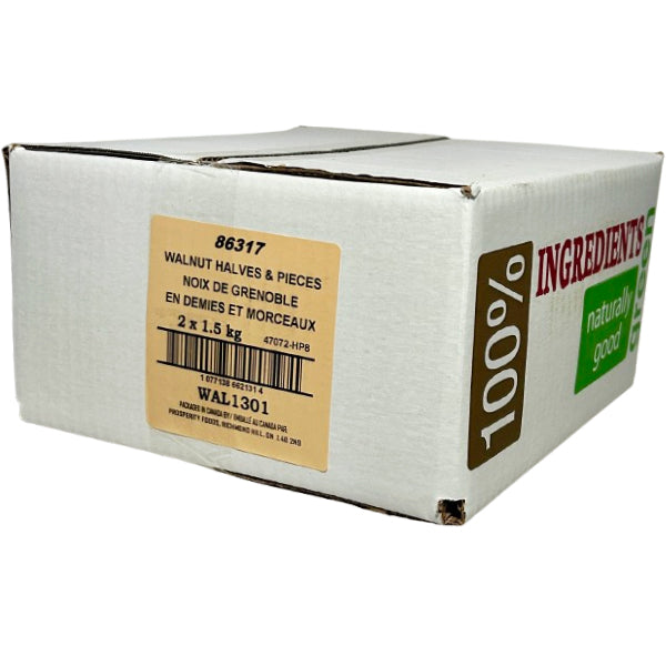 NATURALLY GOOD - WALNUT HALVES AND PCS 2x1.5KG
