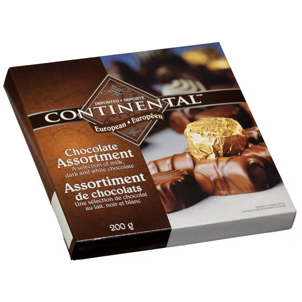CONTINENTAL - ASSORTED CHOCOLATE BOX 24x200 GR