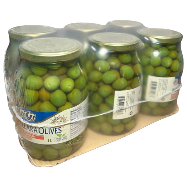 GIGI - NOCELLARA GREEN OLIVES 6x1 LT