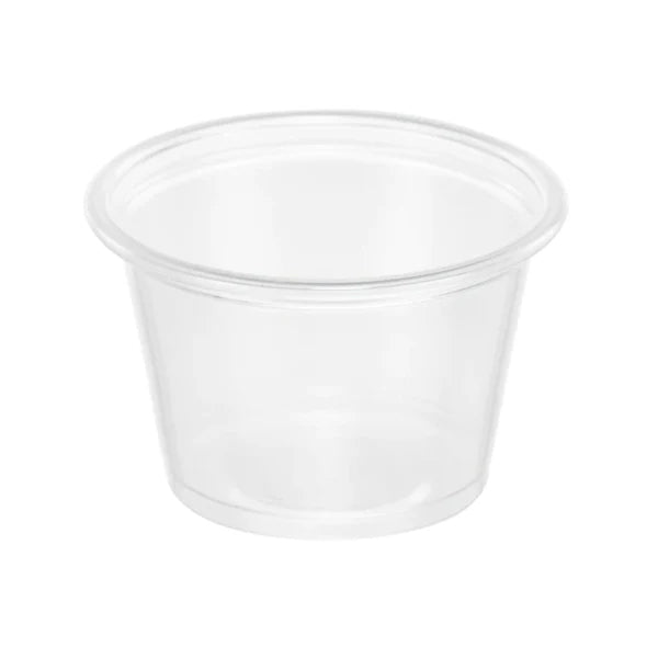 RITEPAK - 1oz CLEAR PLASTIC PORTION CUPS 10x250 EA