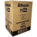 RITEPAK - 2oz CLEAR PLASTIC PORTION CUPS 10x250 EA