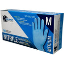GRYPHON -  BLUE NITRILE GLOVES MEDIUM 10X100