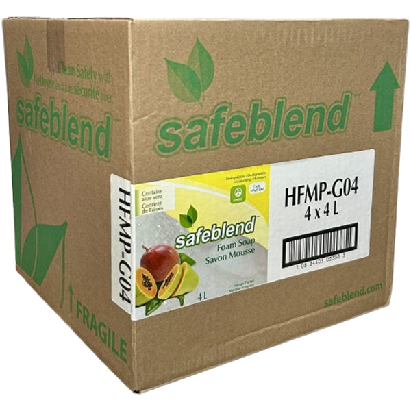 SAFEBLEND - FOAM SOAP MANGO PAPAYA 4x4 LT