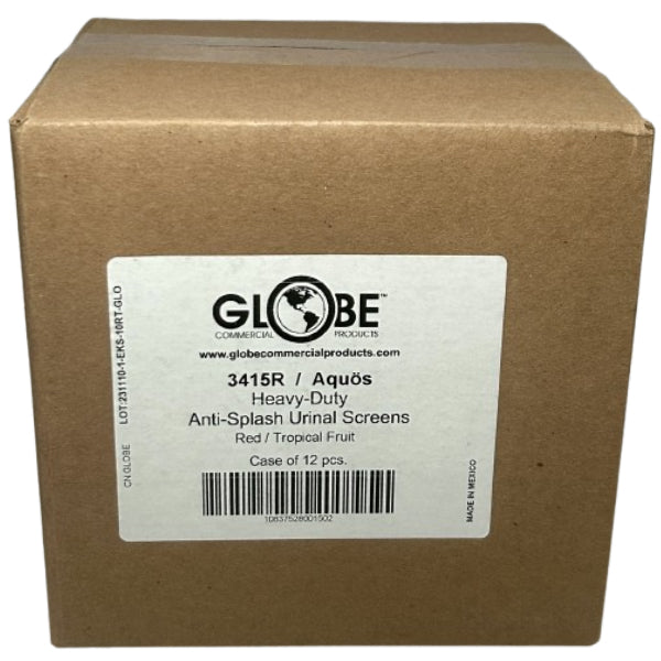 GLOBE - AQUOS RED TROPICAL  ANTI-SPLASH URINAL 6x2 UN