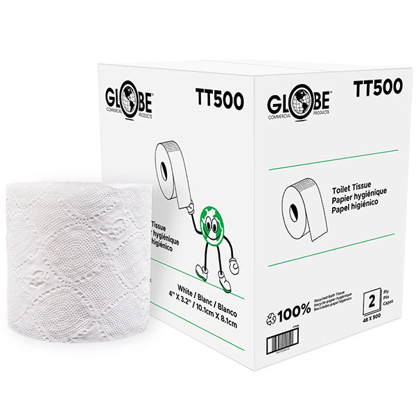 GLOBE - TOILET TISSUE STANDARD 48x500 SHEETS
