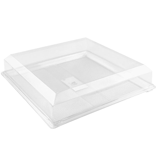 TALTHI - CATERING TRAY HAWITH CLEAR LID  16x16 IN 4x3 PK