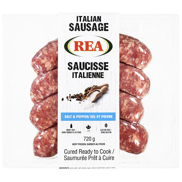 REA - FROZEN MILD ITALIAN SAUSAGES 8x720 GR