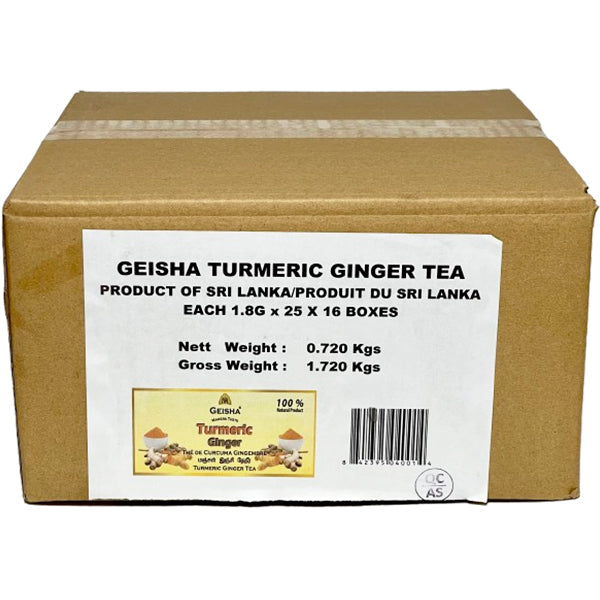 GEESHA - GINGER TURMERIC TEA 16x25 PK