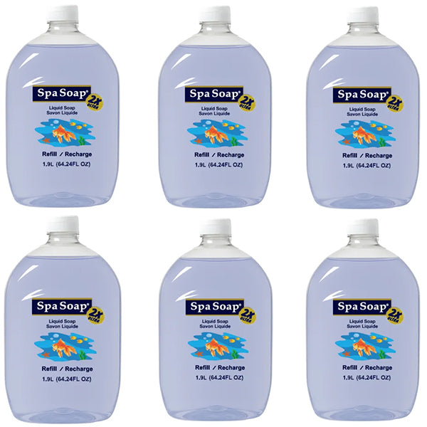 SPASOAP - ULTRA 2X CLEAR HANDSOAP REFILL 6x1.9 LT