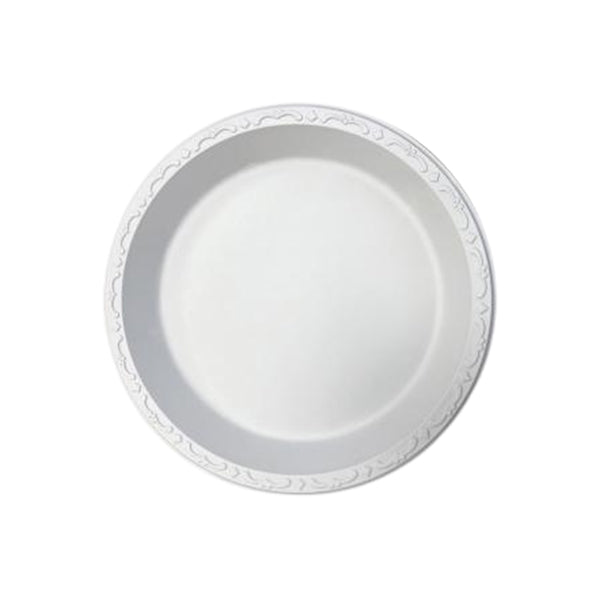 ECOPAX - 9" PLATE 1 COMP IVORY PEBBLE 2x200 PK