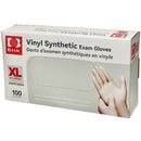 BASIC - EXTRA LARGE VINYL GLOVE CLEAR 10x100 CT