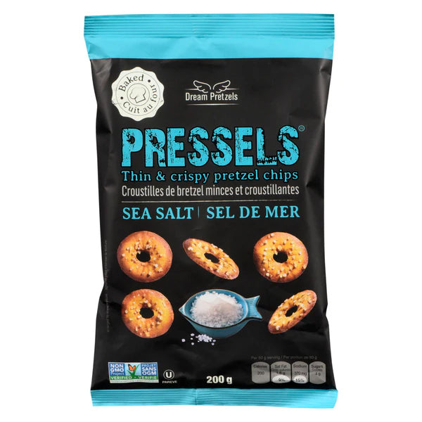 DREAM PRETZELS - PRESSELS SEA SALT 12x200 GR