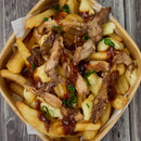 GLACIAL TREASURE - CHICKEN JERK LEG MEAT COOKED SLICED HALAL 4KG