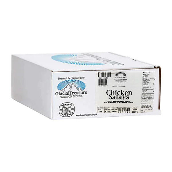 GLACIAL TREASURE - CHICKEN SATAYS 1.5OZ 100 PC