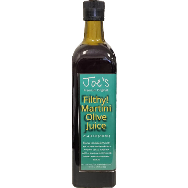 JOE'S - FILTHY MARTINI BLACK OLIVE JUICE 12x750 ML