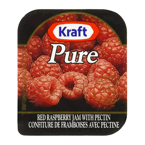 KRAFT HEINZ - PURE RASPBERRY JAM 140x10 ML