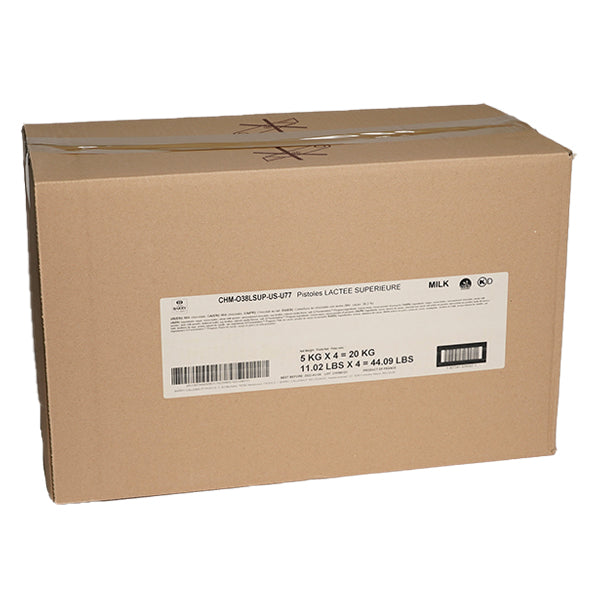 CACAO BARRY - LACTEE SUPERIEURE38% PISTOLES 4x5 KG