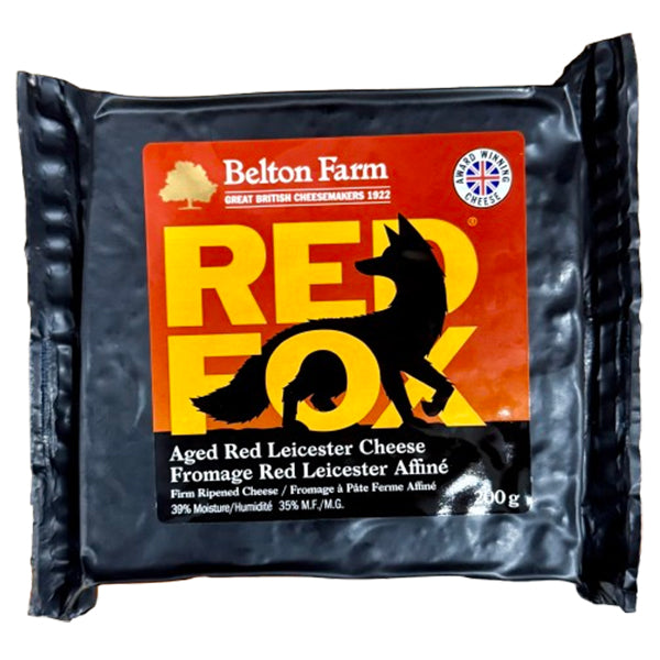 BELTON FARM - RED FOX AGED LEICESTER CHEESE 8x200 GR