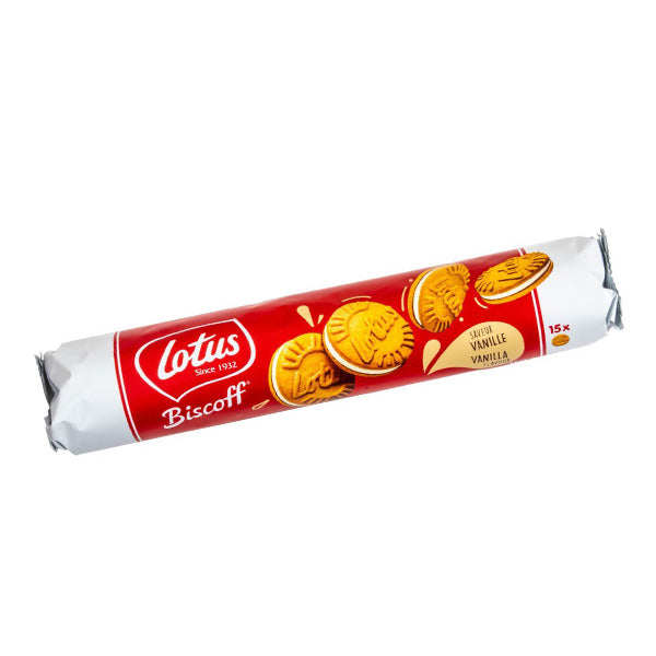 LOTUS BISCOFF - SANDWICH COOKIES VANILLA CREAM 9x150 GR