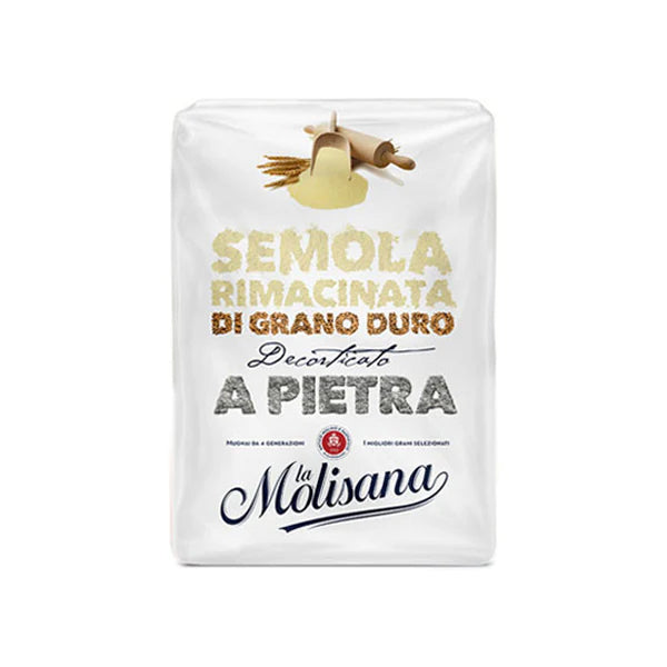 LA MOLISANA - DOUBLE MILLED DURUM SEMOLINA 12x1 KG